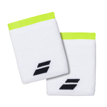Load image into Gallery viewer, Babolat Logo Jumbo Wristband - WHITE/AERO 1081
- 2