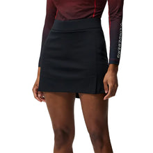 Load image into Gallery viewer, J. Lindeberg Amelie Mid Womens Golf Skort - BLACK 9999/L
 - 3