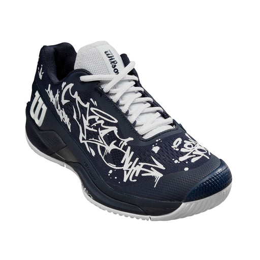 Wilson Rush Pro 4.0 Womens Hope NYC Tennis Shoes - Navy/White/B Medium/10.0