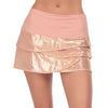 Lucky In Love Metallic Scallop Womens Tennis Skirt