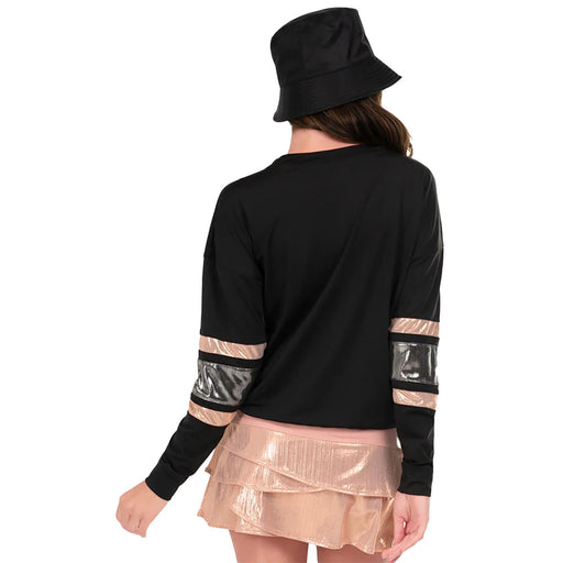 Lucky In Love Metallic Long Sleeve Womens Tennis
