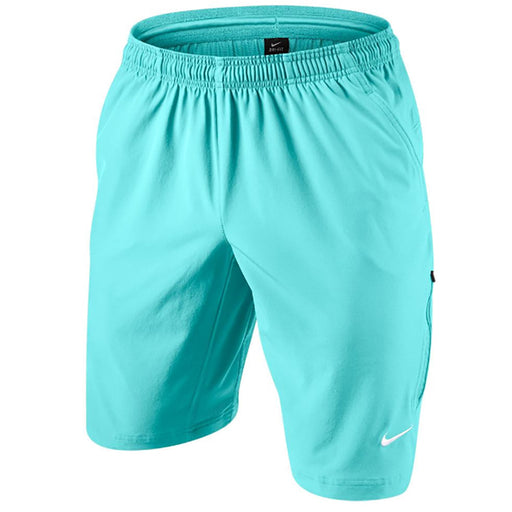 Nike Net Woven 11in Mens Tennis Shorts - 434 LIGHT AQUA/L