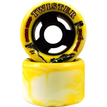 Load image into Gallery viewer, Sure Grip Twister Roller Skate Wheels 8-Pack - Yellow/White/62MM
- 2