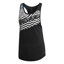 Load image into Gallery viewer, Adidas Paris Black Womens Tennis Tank Top
 - 1