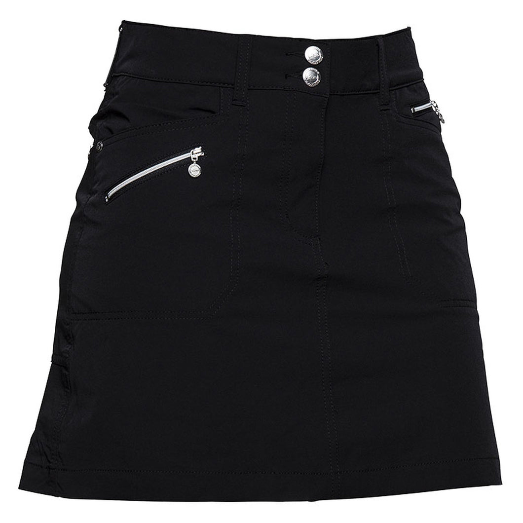 Daily Sports Miracle Black 18in Womens Golf Skort - 999 BLACK/16