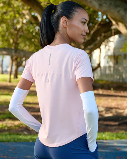 BloqUV Women's Short Sleeve Relaxed Crew Shirt
