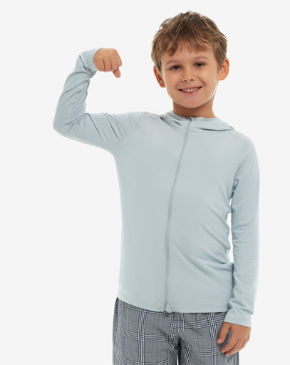 BloqUV Kid's Full Zip Hoodie Top