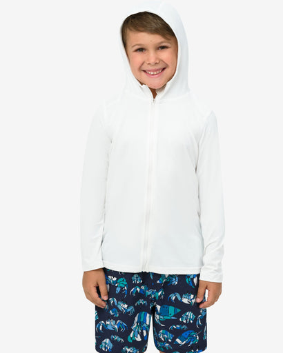 BloqUV Kid's Full Zip Hoodie Top