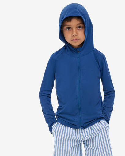 BloqUV Kid's Full Zip Hoodie Top