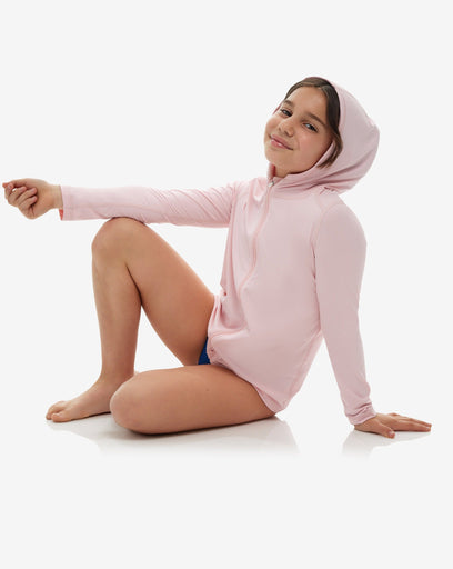 BloqUV Kid's Full Zip Hoodie Top