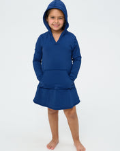 Load image into Gallery viewer, BloqUV Kid's Hoodie Dress
 - 16