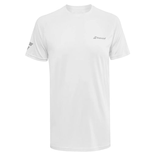 Babolat Play Boys Crew Neck - 1000 WHITE/12-14