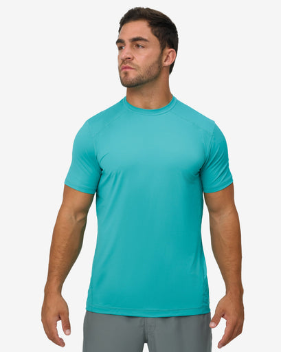 BloqUV Men's Short Sleeve Crew Sun Shirt