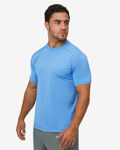 BloqUV Men's Short Sleeve Crew Sun Shirt