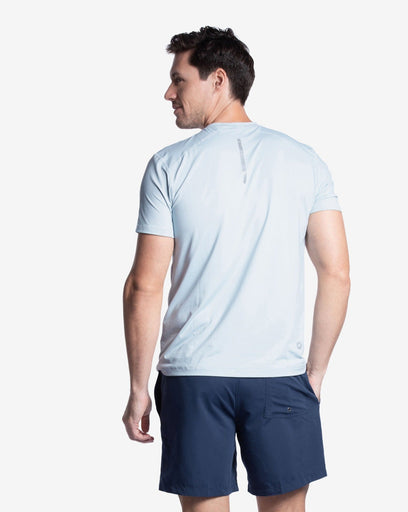 BloqUV Men's Short Sleeve Crew Sun Shirt