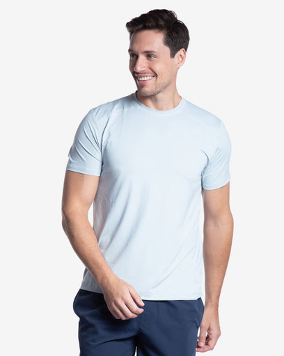 BloqUV Men's Short Sleeve Crew Sun Shirt