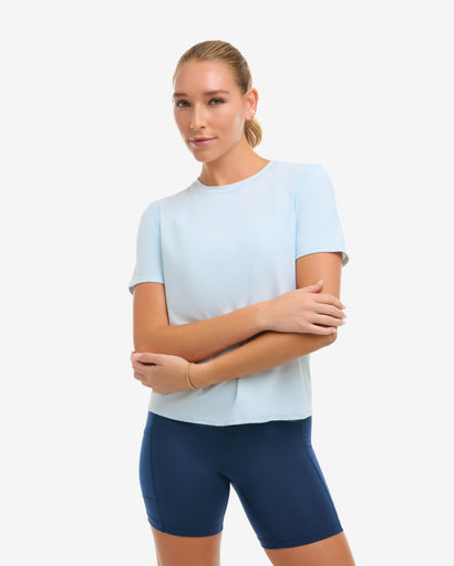 BloqUV Women's Short Sleeve Relaxed Crew Shirt