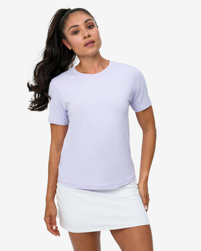 BloqUV Women's Short Sleeve Relaxed Crew Shirt