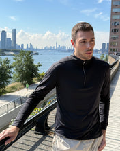 Load image into Gallery viewer, BloqUV Men's Mock Zip Top
 - 93