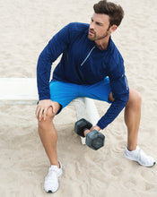 Load image into Gallery viewer, BloqUV Men's Mock Zip Top
 - 2