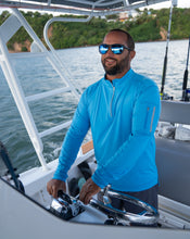 Load image into Gallery viewer, BloqUV Men's Mock Zip Top
 - 78