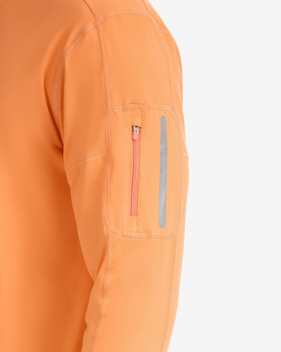 BloqUV Men's Mock Zip Top