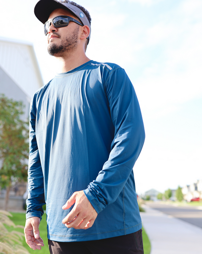 BloqUV Men's Long Sleeve Jet Tee