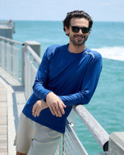 Load image into Gallery viewer, BloqUV Men's Long Sleeve Jet Tee
 - 88