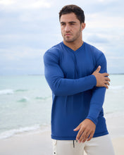 Load image into Gallery viewer, BloqUV Men's Performance V-Neck Long Sleeve Shirt
 - 39