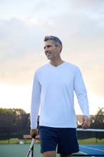Load image into Gallery viewer, BloqUV Men's Performance V-Neck Long Sleeve Shirt
 - 9