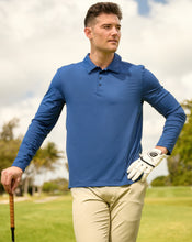 Load image into Gallery viewer, BloqUV Men's Long Sleeve Collared Shirt
 - 24