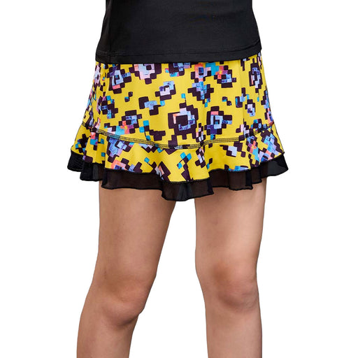 Sofibella UV Colors Ruffle 11in Girls Tennis Skirt - Leo/L