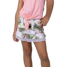 Load image into Gallery viewer, Sofibella UV Colors Ruffle 11in Girls Tennis Skirt - Lillies/L
 - 14