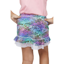 Load image into Gallery viewer, Sofibella UV Colors Ruffle 11in Girls Tennis Skirt
 - 17