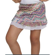 Load image into Gallery viewer, Sofibella UV Colors Ruffle 11in Girls Tennis Skirt - Missona/L
 - 18