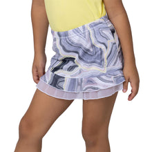 Load image into Gallery viewer, Sofibella UV Colors Ruffle 11in Girls Tennis Skirt - Quartz/L
 - 19