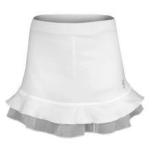 Load image into Gallery viewer, Sofibella UV Colors Ruffle 11in Girls Tennis Skirt - White/White/L
 - 22