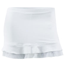Load image into Gallery viewer, Sofibella UV Colors Ruffle 11in Girls Tennis Skirt - White/L
 - 20