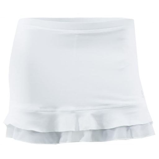 Sofibella UV Colors Ruffle 11in Girls Tennis Skirt - White/L