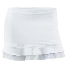 Load image into Gallery viewer, Sofibella UV Colors Ruffle 11in Girls Tennis Skirt - White/L
 - 25