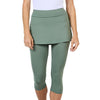 Sofibella UV Staples Abaza 13in Womens Tennis Skirt with Capri Leggings