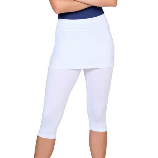 Sofibella Abaza WMNS Tennis Skirt w/Capri Leggings - White/2X
