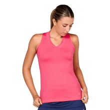 Load image into Gallery viewer, Sofibella UV Colors Racerback Wmns Tennis Tank Top - Amore/XL
 - 4