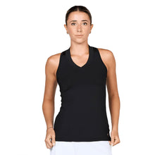 Load image into Gallery viewer, Sofibella UV Colors Racerback Wmns Tennis Tank Top - Black/XL
 - 14