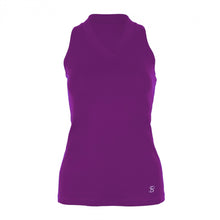 Load image into Gallery viewer, Sofibella UV Colors Racerback Wmns Tennis Tank Top - Raspberry/S
 - 1