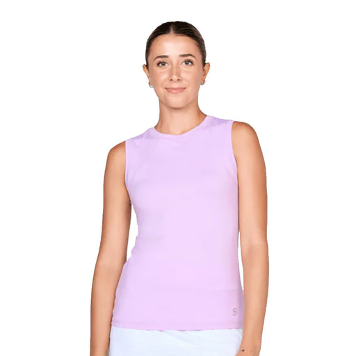 Sofibella UV Colors Womens Sleeveless Tennis Shirt - Lavender/2X