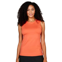 Load image into Gallery viewer, Sofibella UV Colors Womens Sleeveless Tennis Shirt - Nectarine/2X
 - 19