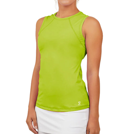 Sofibella UV Colors Womens Sleeveless Tennis Shirt - Teddy/2X