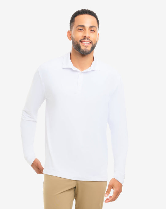 BloqUV Men's Long Sleeve Collared Shirt