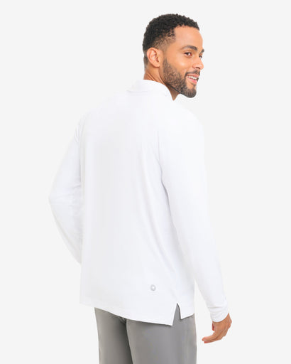 BloqUV Men's Long Sleeve Collared Shirt